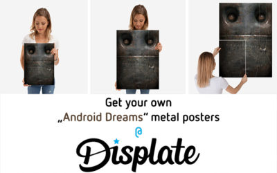 Get “Android Dreams” prints on metal!